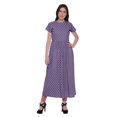 thumbnail image 1 of Moomaya Robe Tunique à Fente avant pour Femmes, Manches Courtes, Kurti Imprimée, Tenue d'Été, 1 of 5