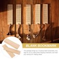 thumbnail image 3 of icolorfuled Bookmark Pendant Beige For Ceremonies 10Pcs 5.5X1.2X0.1In, 3 of 6