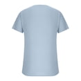thumbnail image 4 of DPTALR Men's Summer Solid Round Neck Short Sleeved Knitted T-shirt, 4 of 5