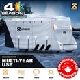 thumbnail image 2 of KNOX Housse de VR Classe C 2e Gén., Tissu APEX Anti-Déchirure, Convient aux VR Classe C, Remorques de Voyage et Autocaravanes, Housse pour Caravane Incluant Housse d'Échelle, Housses de Roues et Housses de Gouttières - Taille 23-26 Pi, 2 of 9