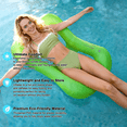 thumbnail image 4 of Kidsjoy Inflatable Pool Float Adults,Stamp Shaped Floating Pool Lounge,Max 300lbs Load,Thickened PVC Pool Raft,Ergonomic Inflatable Tanning Mat,for Adults Vacation Fun and Rest, 4 of 9