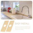 thumbnail image 3 of Shisuyan Stainless Steel Deck Plate Golden 2Pcs 6.3X2.5In, 3 of 8