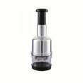 thumbnail image 1 of MesaSe Manual Garlic Crusher and Food Chopper  Portable  Mini  Non-Electric  Stainless Steel  Handheld  Vegetable and Onion Chopper  Garlic Grinder  Garlic Masher  for RV Kitchen  Camping, 1 of 6