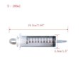 thumbnail image 2 of MesaSe 2 Pcs Large Plastic Syringe  Pet Feeder  Cat Dog Bird Rat Rabbit Plastic Needleless Reusable Injector Measuring Watering Supplies(100 ml), 2 of 4
