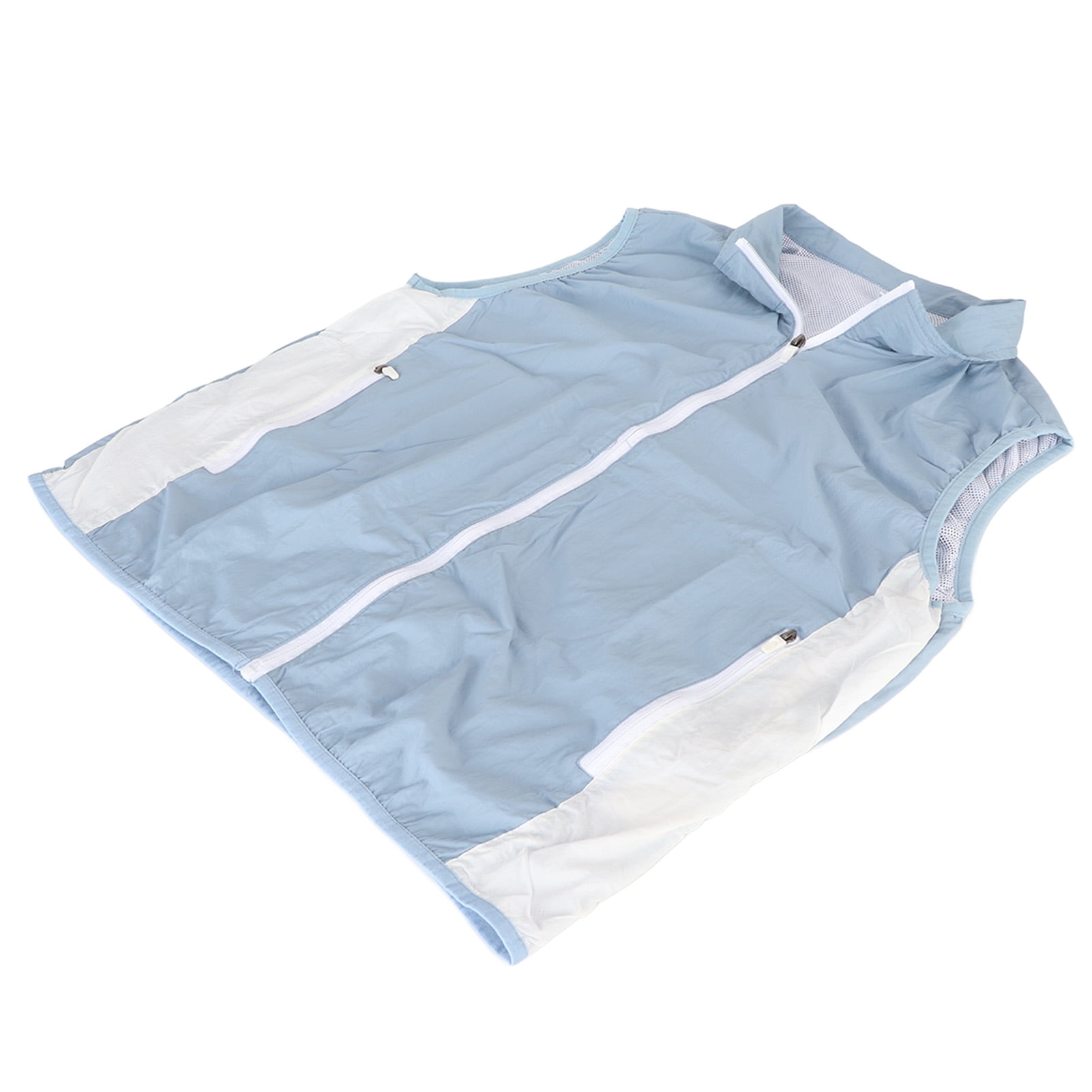Cooling Vest Jacket For Speed Summer Vest Fan Air Conditioning Suit Sleeveless Blue First Aid Kits