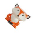 thumbnail image 4 of Transemion Gardens Beauty With Animal Planter - Eco-friendly Materials Easy To Maintain Small Ceramic Plant Pot foxes 5Set, 4 of 6