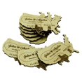 thumbnail image 3 of Rustic Wedding Save the Date Wooden Magnet 20 Custom Engraved Wood Magnet Personalized Gift, 3 of 5
