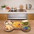 thumbnail image 4 of Dvkptbk A Plate Dog Bowl Dinner Solid Wood Oval Bread Bowl Kitchen Gadgets, 4 of 9