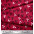 thumbnail image 3 of Soimoi Cotton Voile Fabric Triangle Block Printed Fabric 1 Yard 42 Inch Wide, 3 of 3