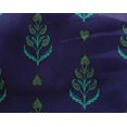 thumbnail image 4 of oneOone Georgette Viscose Fabric Leaves & Paisley Block Decor Fabric Printed BTY 42 Inch Wide, 4 of 4