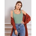 thumbnail image 3 of Charmo Camisole Cotton Tank Tops for Womens Bulit in Bra Basic Undershirts S-3XL, 3 of 6