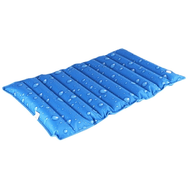 Tapis de Glace Réutilisable d'Été Pliable Rempli d'Eau Coussin de Siège Multifonction pour Maison École Voyage 90x48 cm