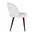 thumbnail image 3 of Take Me Home Executive Armless Dining Chair – Mid-Century Style with Premium PU Leather Upholstery and Sturdy Walnut Legs, Perfect for Modern Dining Spaces", 3 of 4