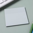 thumbnail image 3 of Transparent PET Sticky Notes Pack - Semi-See-Through Student Reminder Sheets for Books, Files & Office Annotation - 75x75mm, 3 of 9