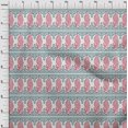 thumbnail image 3 of oneOone Cotton Flex Fabric Peacock Block Printed Craft Fabric BTY 40 Inch Wide, 3 of 4