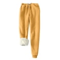 thumbnail image 4 of Ensemble de Survêtement en Molleton pour Femmes 2 Pcs, Tenue d'Hiver Chaude, Doublé Sherpa, Survêtement Uni à Col Ras du Cou, Chandails et Pantalons de Survêtement, 4 of 4