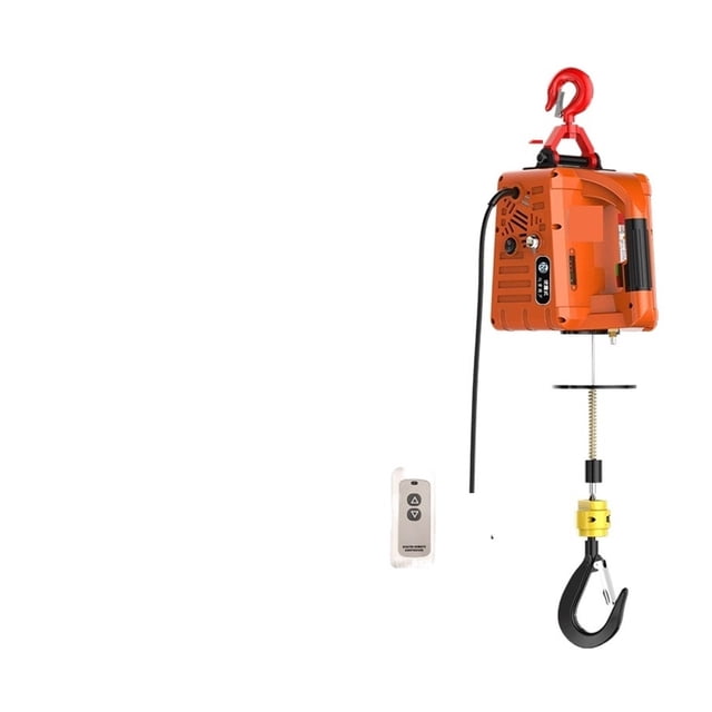 Electric Hoist Lift Portable Crane, 100-500KG Upgrade Electric Winch With Remote Control, Steel Wire Rope Lifting Hoist ,Powerful Pulling Performance