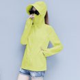 thumbnail image 3 of Coofit Manteau pour Femmes Respirant Léger Veste de Protection Solaire Veste d'Été, 3 of 8