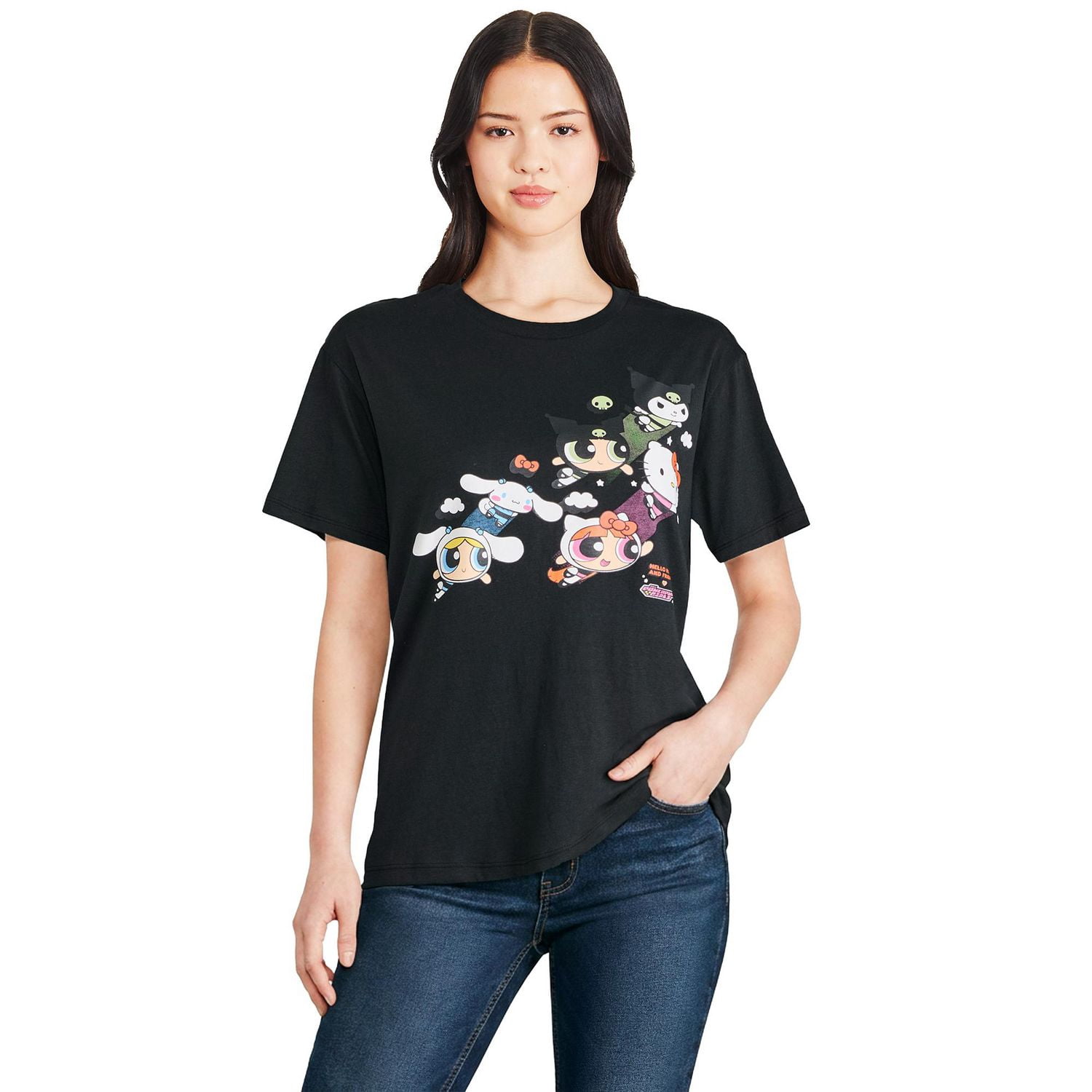 T-shirt Hello Kitty et ses amis x Les Super nanas pour femmes
