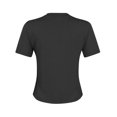 thumbnail image 4 of BVOFAR Hauts Côtelés d'Été pour Femmes 2025 Col Rond Manches Courtes T-Shirts Décontractés Confortables Coupe Ajustée, 4 of 5
