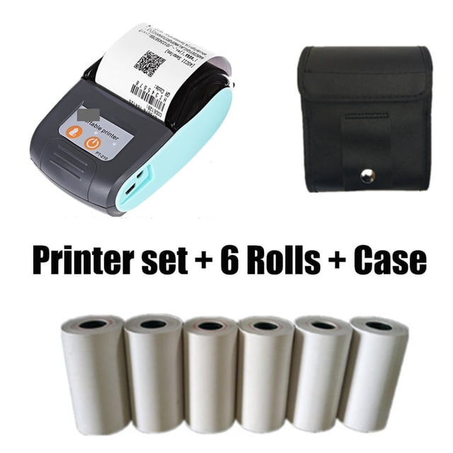 PT210 58mm Thermal Receipt Printers USB Bluetooth Compatible Interface Wireless Connect With Phone Free Application Mini Printer ,Multi-Format Printing