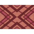 thumbnail image 1 of Ahgly Tapis Rectangulaire Lavable en Machine Intérieur Transitionnel Orange Vif, 4 Pieds x 6 Pieds, 1 of 7