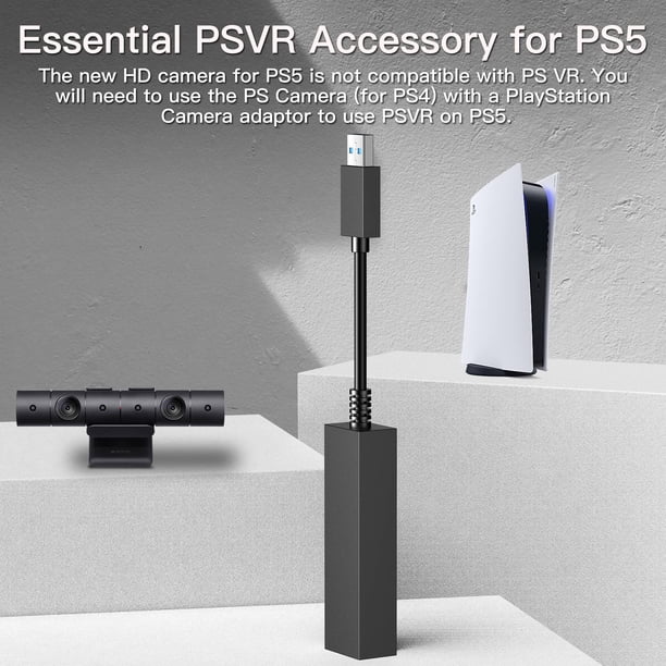 Playstation 4 OEM Camera Adapter for PS5 Console, for Using