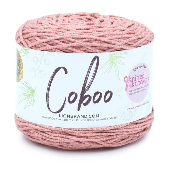 Lion Brand Coboo® Yarn Mauve #3 Light/DK Cotton Bamboo Yarn 100g/212m