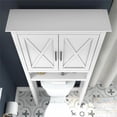 thumbnail image 4 of Pemberly Row Armoire de Rangement au-Dessus de la Toilette en Frêne Blanc - Bois d'Ingénierie, 4 of 7