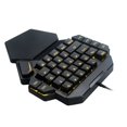 thumbnail image 1 of Keyboard Gaming Keyboard Plastic Onehanded Keyboard Rgb Blacklight Mechanical Keyboard With Macro Definition Function, 1 of 8