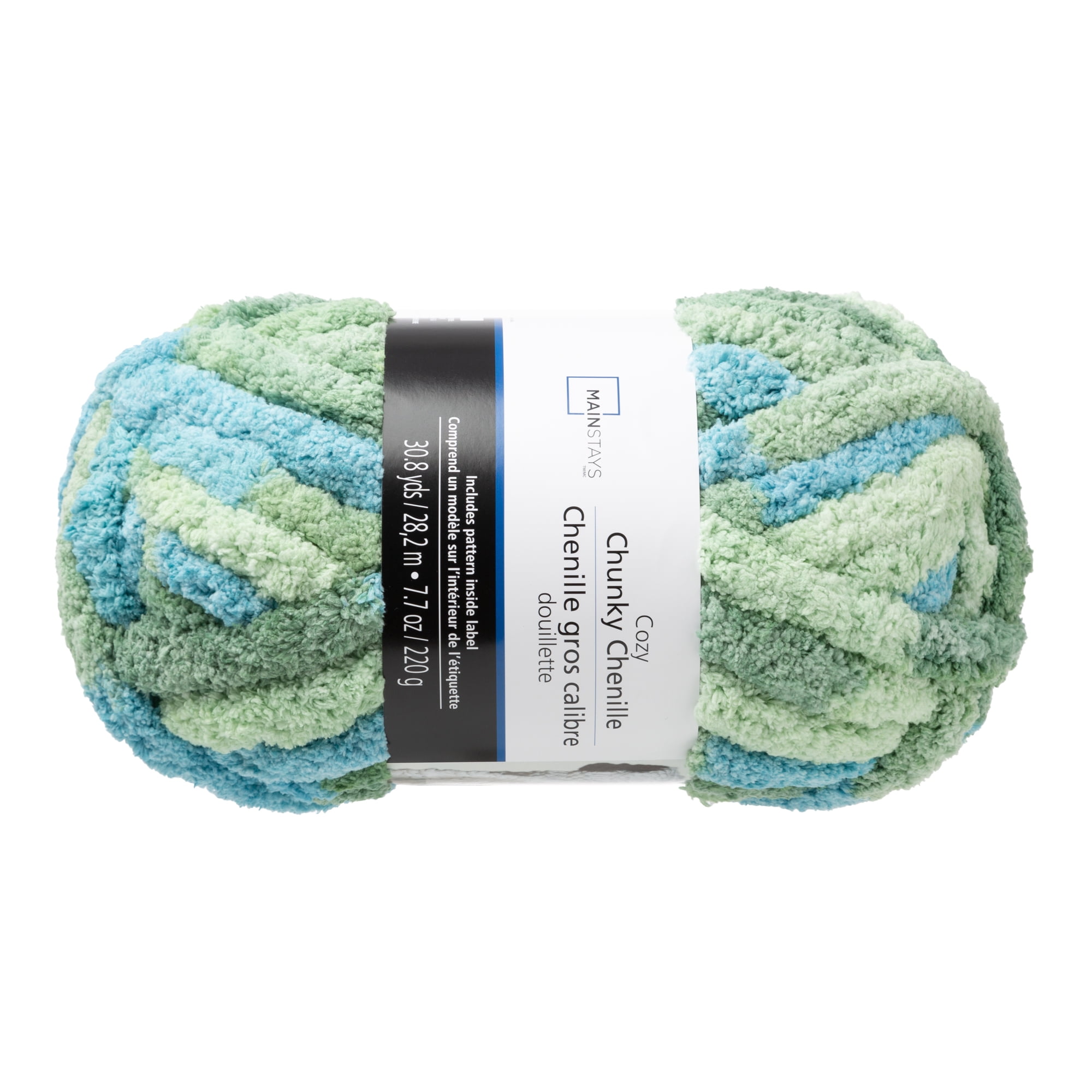 MS Chenille Gros Calibre écume de Mer Fil Polyester