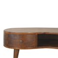 thumbnail image 3 of Artisan Furniture Solid Wood Chestnut Wave Coffee Table, 3 of 9