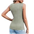 thumbnail image 3 of Timegard Tank Tops for Women Square Neck Solid Color Comfy Slim Casual Sleeveless Shirts Tops Basic Tee, 3 of 6