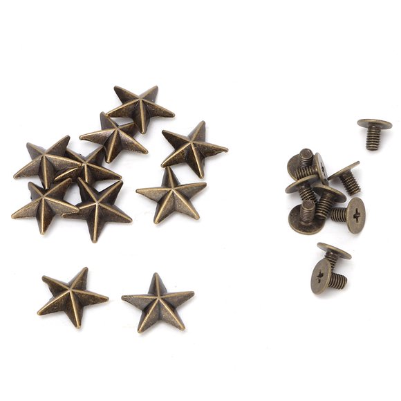 Star Rivet10pcs Metal Star Stud Stud Rivet Metal Star Rivet Enhanced Features