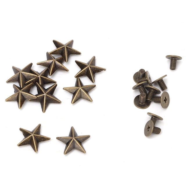 Star Rivet10pcs Metal Star Stud Stud Rivet Metal Star Rivet Enhanced Features