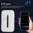 thumbnail image 3 of Pocket Router, Supports 8-10 Connected Devices Mobile 4G Router 3000mAh Battery High Speed Low Latency  for Smart Home Devices Asian Version FDD: 1.3.5.8 TDD: 38.39.40.41, 3 of 7