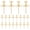 Golden, variant on Miangastore 20pcs Picture Hanging Push Pins Wall Picture Nails Metal Picture Hanging Tacks