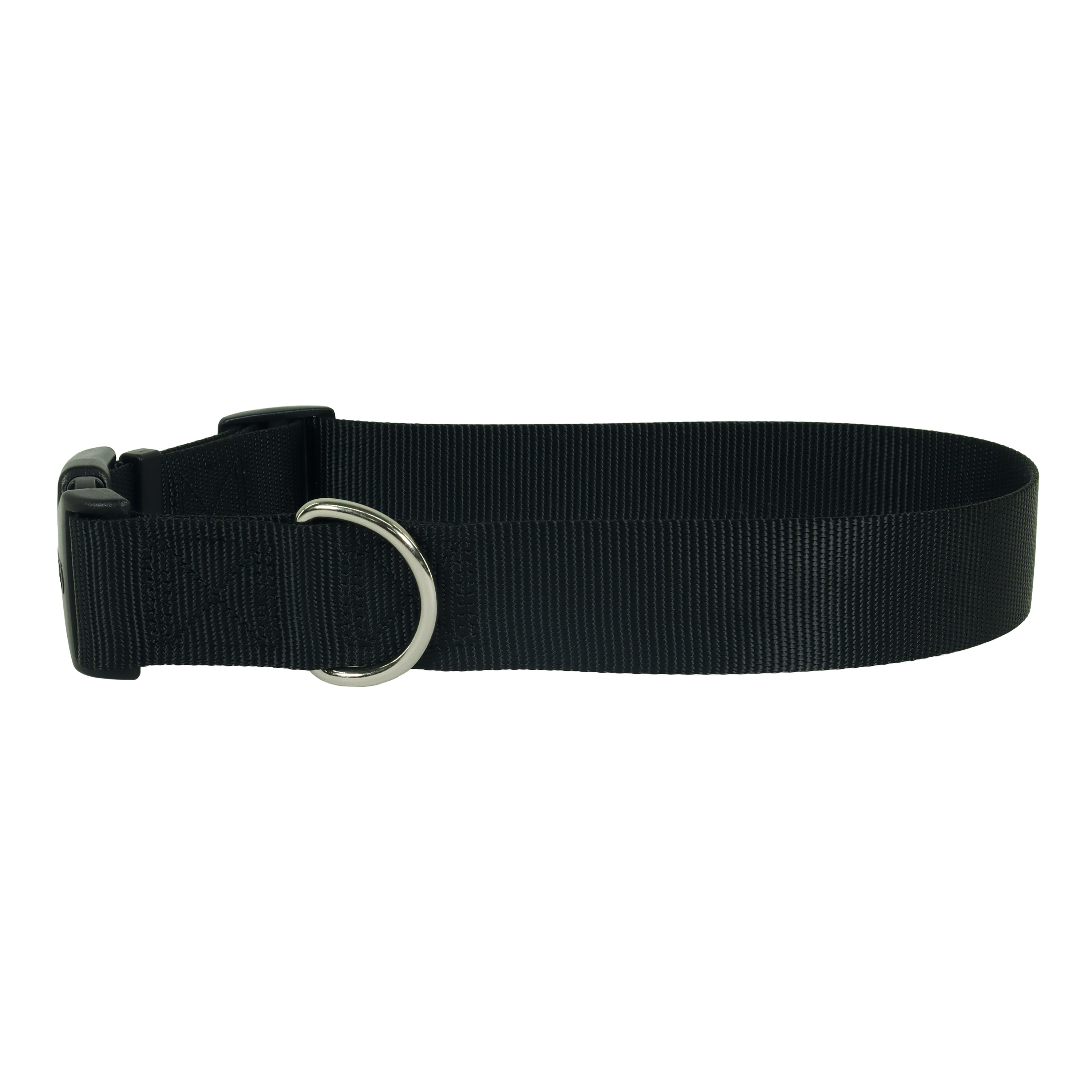 Pet Attire by Coastal Small 8-12" Black Adjustable Buckle Dog Collar