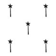 thumbnail image 3 of relayinert Decorative Spice Shaker For Multi-functional Kitchen Tools Spice Container Spice Storage Interesting Black Three holes 5Set, 3 of 6