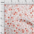 thumbnail image 2 of oneOone Polyester Spandex Dark Peach Fabric Asian Floral Fabric For Sewing Printed Craft Fabric By The Yard 56 Inch Wide, 2 of 4