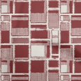 thumbnail image 1 of oneOone Polyester Spandex Maroon Fabric Geometrical Craft Projects Decor Fabric Printed By The Yard 56 Inch Wide, 1 of 4