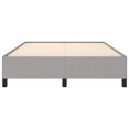 thumbnail image 4 of vidaXL Bed Frame Light Grey 137x190 cm Full Fabric, 4 of 7
