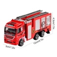 thumbnail image 2 of A Mini Alloy Fire Engine Toy Vehicle Simulation Model For Kids Emergency Rescue Play Realistic Design Moving Parts Educational Gift Size 6.69 X 1.65 X 3.27 Inches, 2 of 7