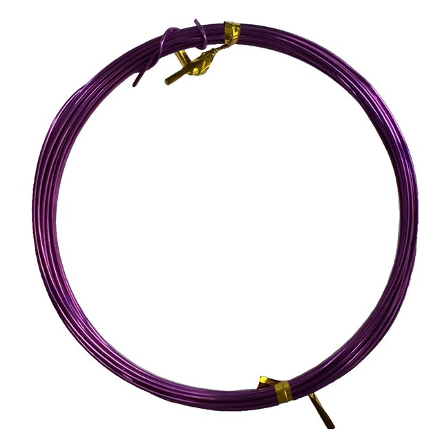 Craft Wires DIY Handicrafts Braided Thread Good Flexibility Durable Shiny Jewelry Lines Exquisite Design for Sculpturing Purple