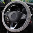 thumbnail image 1 of 38CM Ice Car Auto Silk Steering Wheel Cover Universal Anti-slip Wheel Protector, 1 of 10