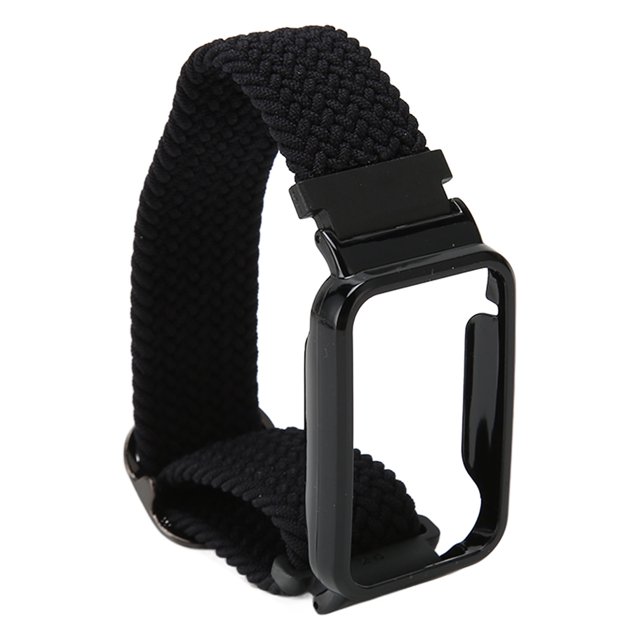 Braided Strap, for Mi Band 7 Pro Adjustable Elastic Nylon Wristband with Protective Frame