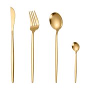 Birdeem Stainless Steel Knife Fork and Spoon Set Western Steak Knife Cutlery Four-Piece Stainless Steel Knife Fork and Spoon Hotel High-Grade Innovation Cutlery