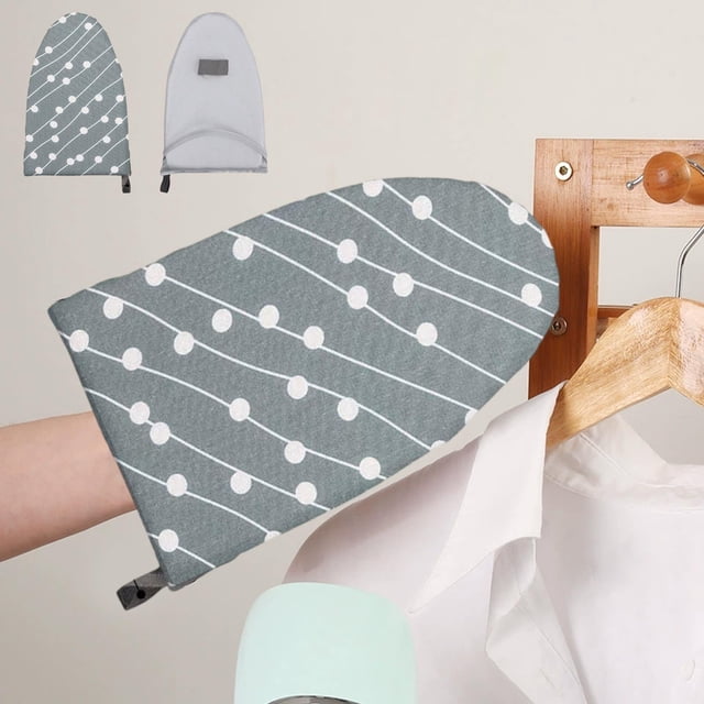 QTOCIO Handheld Ironing Board Mini Ironing Board Clothing Ironing Heat-Resistance Cover High-Temperature Resistance Iron Pad