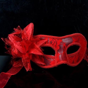 Lace Masquerade Mask Carnival Party Eye Mask with flowers for Halloween