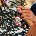 thumbnail image 5 of WIFKLSIIPG 2D Acrylic Funny Cat Christmas Tree Ornament Cat Acrylic Ornament Acrylic Double Printing Funny Christmas Pendant Christmas White Elephant Gift 2D Fun Pendant, 5 of 5